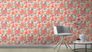rasch wallpaper country style floral pink 252422 4