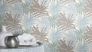 rasch wallpaper country style palm trees blue 252644 3