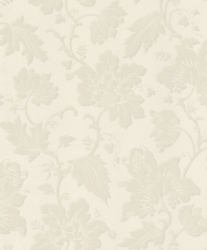 rasch wallpaper Trianon Floral flowers white 570434