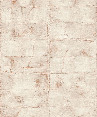 Non-woven wallpaper stone wall Terra 520149 Rasch