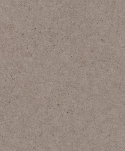 Non-woven wallpaper plaster optics concrete brown Rasch
