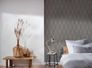 wallpaper non-woven gray silver graphic 385923 AS Geo Effect 2