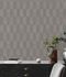 wallpaper non-woven gray silver graphic 385923 AS Geo Effect 3