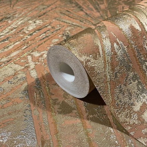 Tapete-Papis-Loveday-Orange-Gold-Blattmuster-86718-63213073_1
