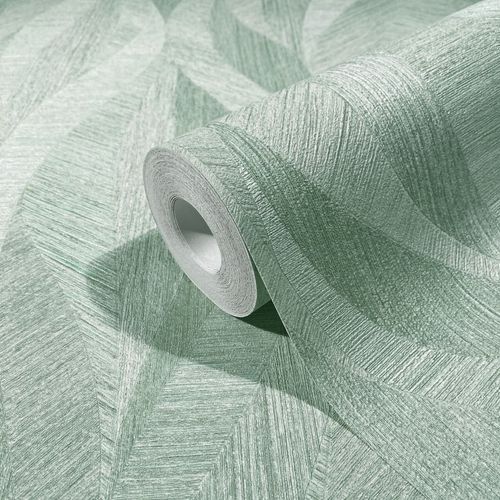 Papis Loveday Wallpaper 86720 wave patterns green
