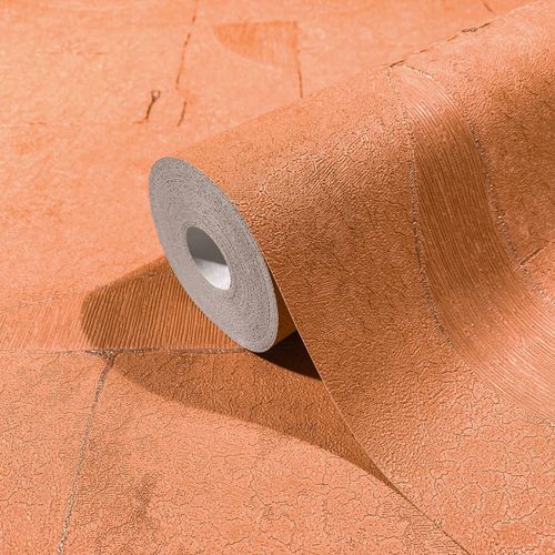 Tapete-Papis-Loveday-Orange-Platin-Grafik-86739-63213094_1