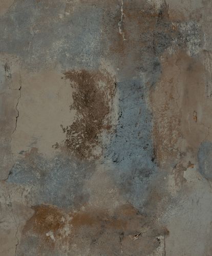 Vliestapete-Beton-Optik-Braun-Blau-WL1203-63213191