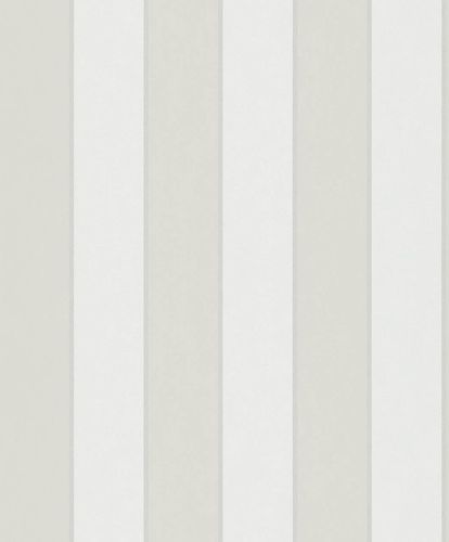 non-woven wallpaper ivy strip pattern white beige Novamur