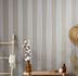 non-woven wallpaper ivy strip pattern white beige Novamur 4
