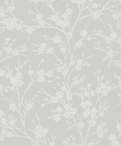 non-woven wallpaper ivy floral beige white 82314 Novamur
