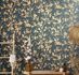 non-woven wallpaper ivy Floral Schwarz Gold 82317 Novamur 3