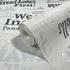 non-woven wallpaper ivy writing white gray 82327 Novamur 2