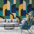 Fototapete-Vlies-Grandeco-Blau-Gelb-Grafik-A51902-63213482_1 2