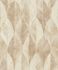 Grandeco non-woven wallpaper A47706 leaf motif beige Nomad 1
