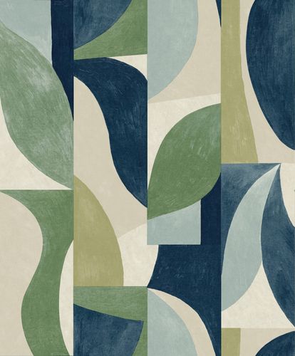 Vliestapete-Nomad-Blau-Gruen-Grafik-Muster-A50601-Grandeco-63213574