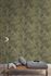 Grandeco non-woven wallpaper A51302 leaf motif green Nomad 2
