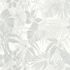Grandeco non-woven wallpaper A51303 leaf motif white Nomad 1