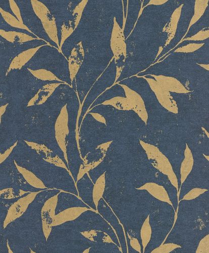 Vliestapete-Grandeco-Blau-Blattmuster-A48302-Phoenix-63213632