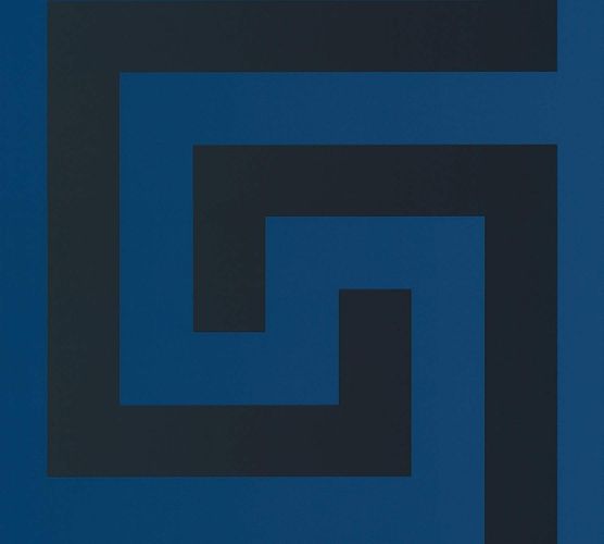 Versace non-woven wallpaper 38609-3 graphic pattern blue black