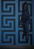 Versace non-woven wallpaper 38609-3 graphic pattern blue black 8