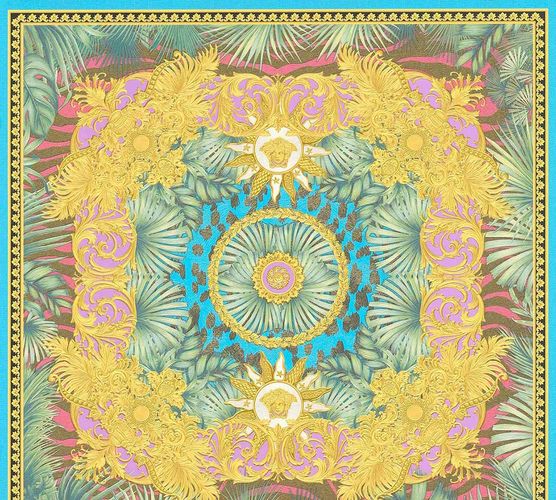 Vliestapete-38703-1-Fliesen-Tropsich-Gruen-Bunt-VERSACE-Home-Tapete-63213737