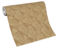 Non-woven wallpaper triangles 3D Erismann 10106-30 Gold 3