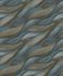 Non-woven wallpaper Erismann waves design blue green 2