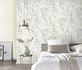 Non-woven wallpaper Erismann 10258-14 branches white grey 1