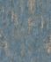 Non-woven wallpaper Erismann concrete look blue metallic 2