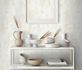 Non-woven wallpaper Erismann concrete look white metallic 1