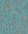 Non-woven wallpaper Erismann concrete look petrol metallic 1