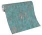 Non-woven wallpaper Erismann concrete look petrol metallic 3