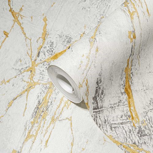 AS Creation non-woven wallpaper 38817-3 marble grey