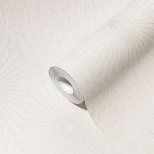 A-S-Creation-Vliestapete-38818-4-Linien-Kreise-Weiss-Silber-63214001