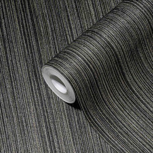 A-S-Creation-Vliestapete-38819-1-Liniert-Schwarz-Gold-63214002