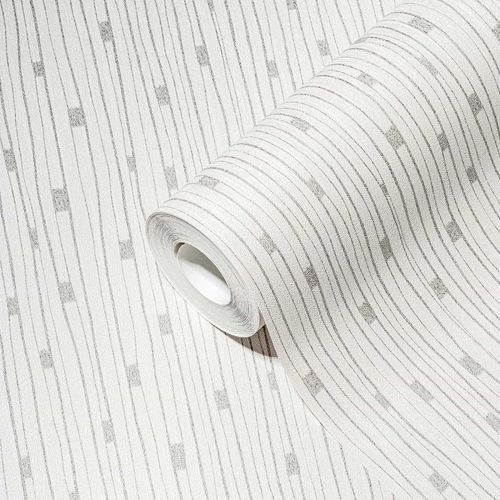 A-S-Creation-Vliestapete-38822-1-Muster-liniert-Weiss-Grau-63214016