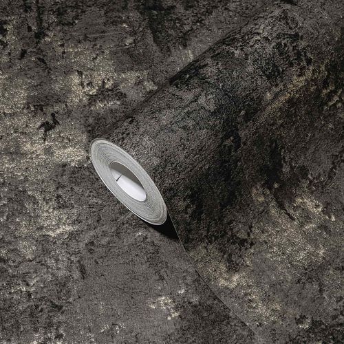 AS Creation non-woven wallpaper 38823-4 concrete look black