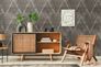 AS Creation non-woven wallpaper diamond graphic black gold 3