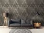 AS Creation non-woven wallpaper diamond graphic black gold 4