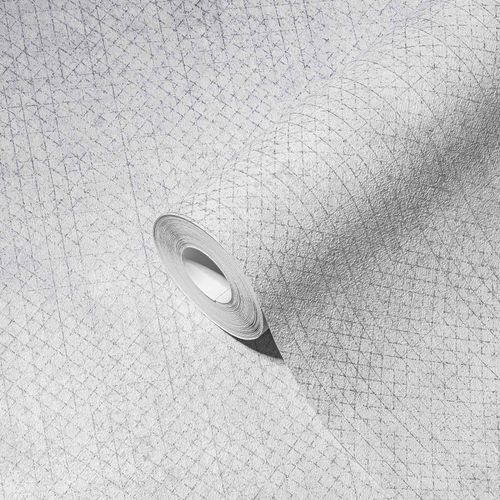 AS Creation non-woven wallpaper pattern graphic gray silver