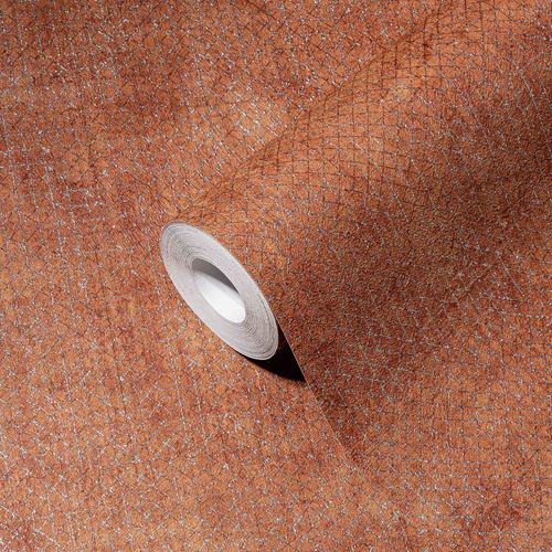 AS Creation non-woven wallpaper pattern graphic red silver