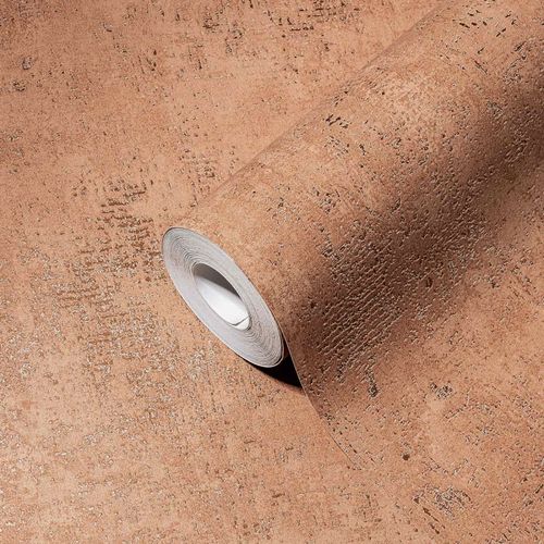 AS Creation non-woven wallpaper monochrome terracotta