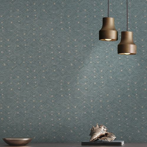 Vliestapete-Art-Deco-Beige-Blau-Nara-38742-1-AS-Creation-63214156