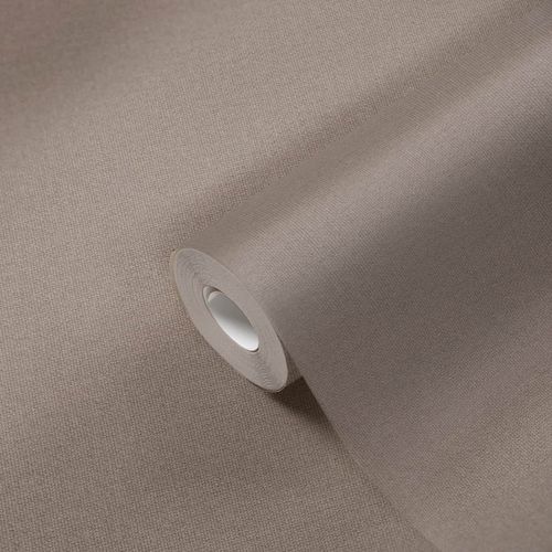 Non-woven wallpaper 38744-2 AS Creation brown plain
