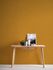 Non-woven wallpaper 38745-5 AS Creation yellow plain 6