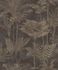 Non-woven wallpaper 555165 Rasch Black Gold Palms 2