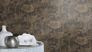 Non-woven wallpaper 555165 Rasch Black Gold Palms 4