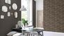 Non-woven wallpaper 555165 Rasch Black Gold Palms 5