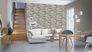 Non-woven wallpaper 555325 Rasch White Black Floral 5