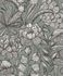 Non-woven wallpaper 555356 Rasch Green Black Floral 2